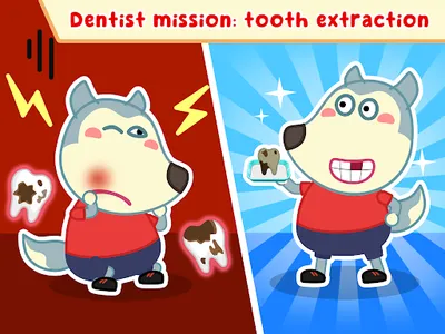 Wolfoo Dentist: Dental Care screenshot 12