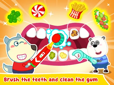 Wolfoo Dentist: Dental Care screenshot 16