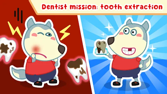 Wolfoo Dentist: Dental Care screenshot 4