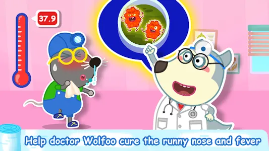 Wolfoo Doctor - Kids Hospital screenshot 0