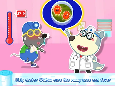 Wolfoo Doctor - Kids Hospital screenshot 10