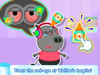 Wolfoo Doctor - Kids Hospital screenshot 12