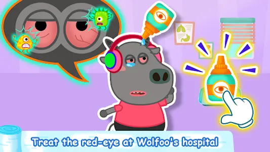 Wolfoo Doctor - Kids Hospital screenshot 2