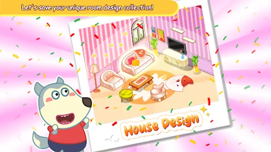 Wolfoo's Sweet Home Decoration screenshot 4