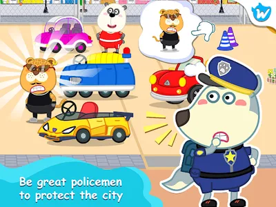 Wolfoo Police And Thief Game screenshot 15