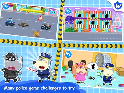 Wolfoo Police And Thief Game screenshot 19