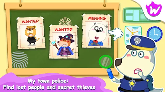 Wolfoo Police And Thief Game screenshot 2