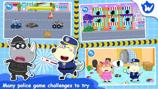 Wolfoo Police And Thief Game screenshot 3