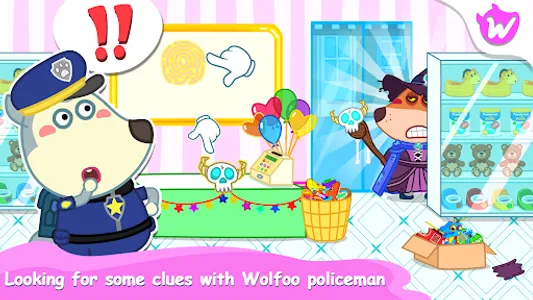 Wolfoo Police And Thief Game screenshot 5