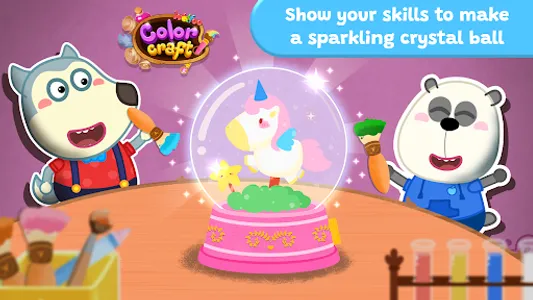 Wolfoo Learn Craft: Color Shop screenshot 1