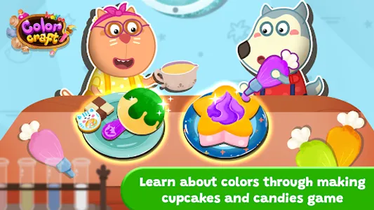 Wolfoo Learn Craft: Color Shop screenshot 2