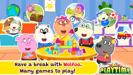 Wolfoo Playtime School Stories screenshot 0