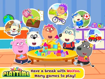 Wolfoo Playtime School Stories screenshot 10