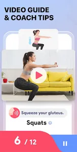 Workout for Women: Fit at Home screenshot 4