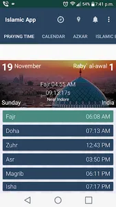 Islamic App: Prayer Times, Qib screenshot 0