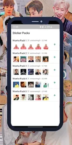 Wonho Animated WASticker screenshot 7