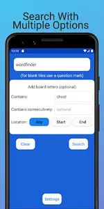 Word Cheats - for Scrabble & W screenshot 1