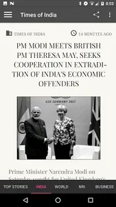 India News Reader screenshot 1
