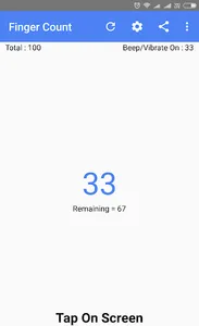 Finger Count - Touch Counter T screenshot 1