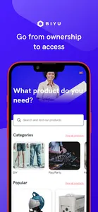 BIYU - Do more. Own less. screenshot 1