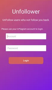 Unfollow who not follow you screenshot 0