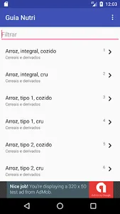 Guia Nutri screenshot 1