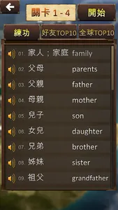 英文大作戰 - 穿越三國玩遊戲背英語單字 screenshot 6