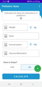 Calculation Dosage Pediatrics screenshot 1
