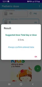 Calculation Dosage Pediatrics screenshot 2