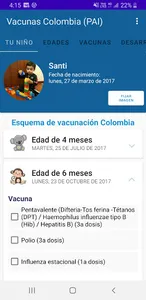Mosa: Vacunas (PAI) colombia screenshot 1