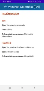 Mosa: Vacunas (PAI) colombia screenshot 3