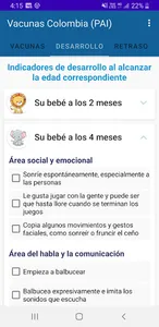 Mosa: Vacunas (PAI) colombia screenshot 5