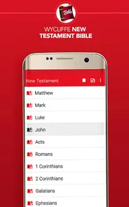 Wycliffe testament Bible screenshot 14