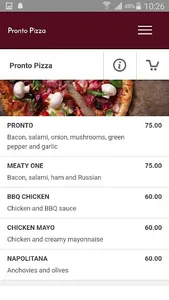 Pronto Pizza screenshot 2