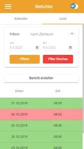 Berichtsheftapp screenshot 0