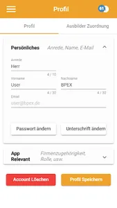 Berichtsheftapp screenshot 3