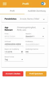 Berichtsheftapp screenshot 4