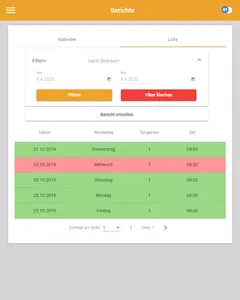 Berichtsheftapp screenshot 9