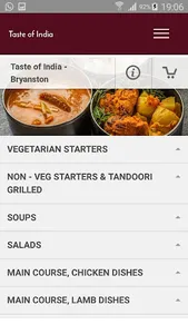 Taste of India Bryanston screenshot 1