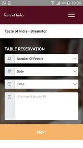 Taste of India Bryanston screenshot 2