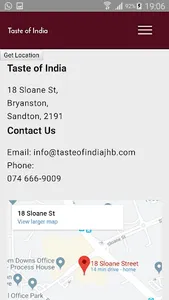 Taste of India Bryanston screenshot 4