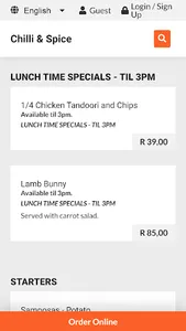 Chilli & Spice Indian Takeaway screenshot 2