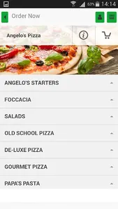 Angelo's Pizza App screenshot 2