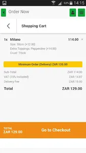 Angelo's Pizza App screenshot 5