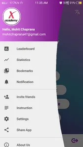XAcademy Quiz App: GS, Current screenshot 1