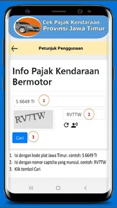 Cek Pajak Kendaraan Jawa Timur screenshot 1