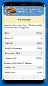 Cek Pajak Kendaraan Jawa Timur screenshot 3