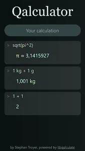 Qalculator screenshot 0