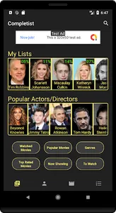 Completist Movie/TV Checklist screenshot 1