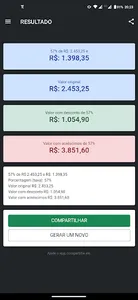 Calculadora de Porcentagem screenshot 2